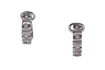 Paio di orecchini con diamanti - Asta Preziosi