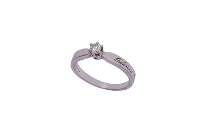 Salvini, anello solitario con diamante - Asta Preziosi