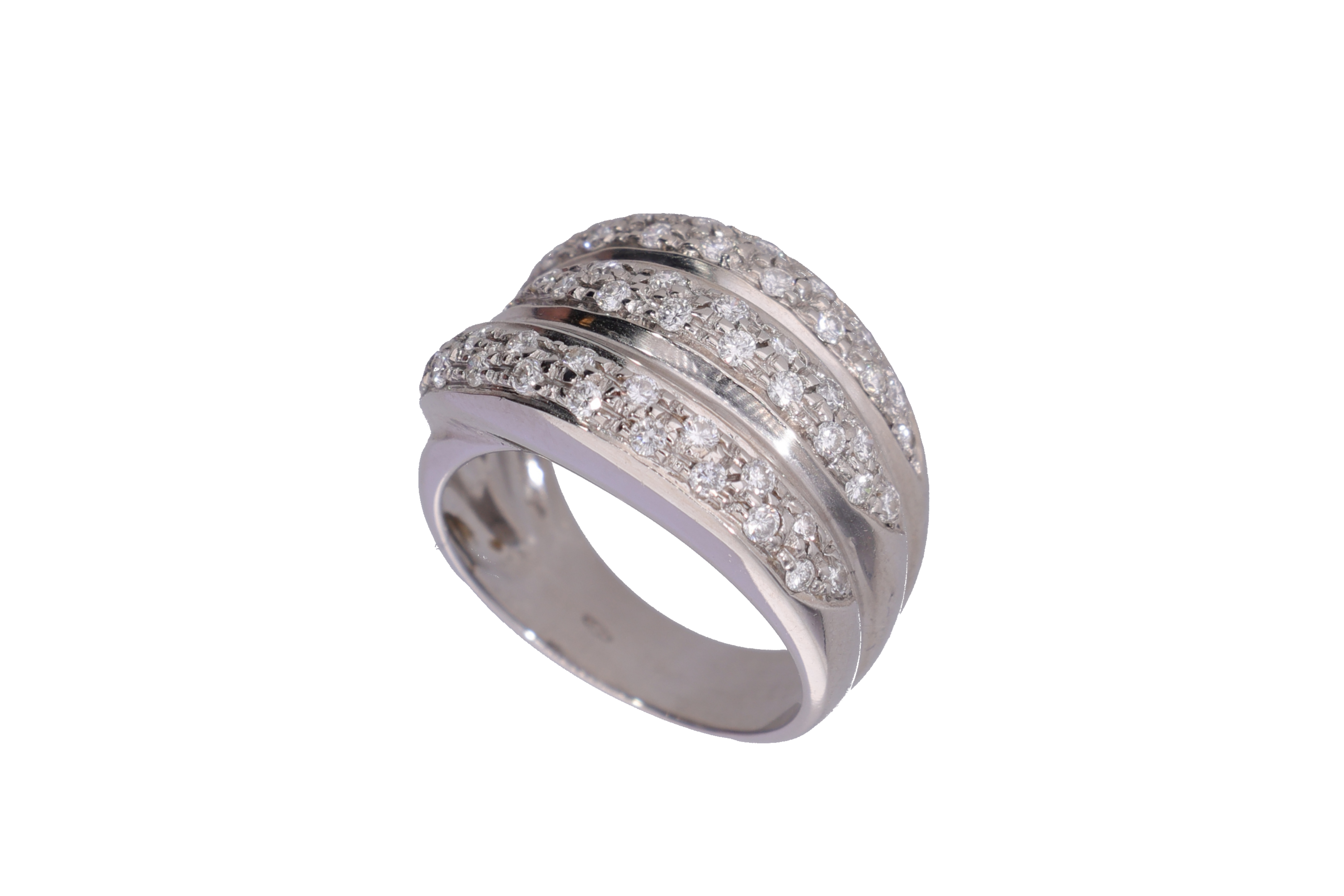 Anello con diamanti ed una pietra - Asta Preziosi