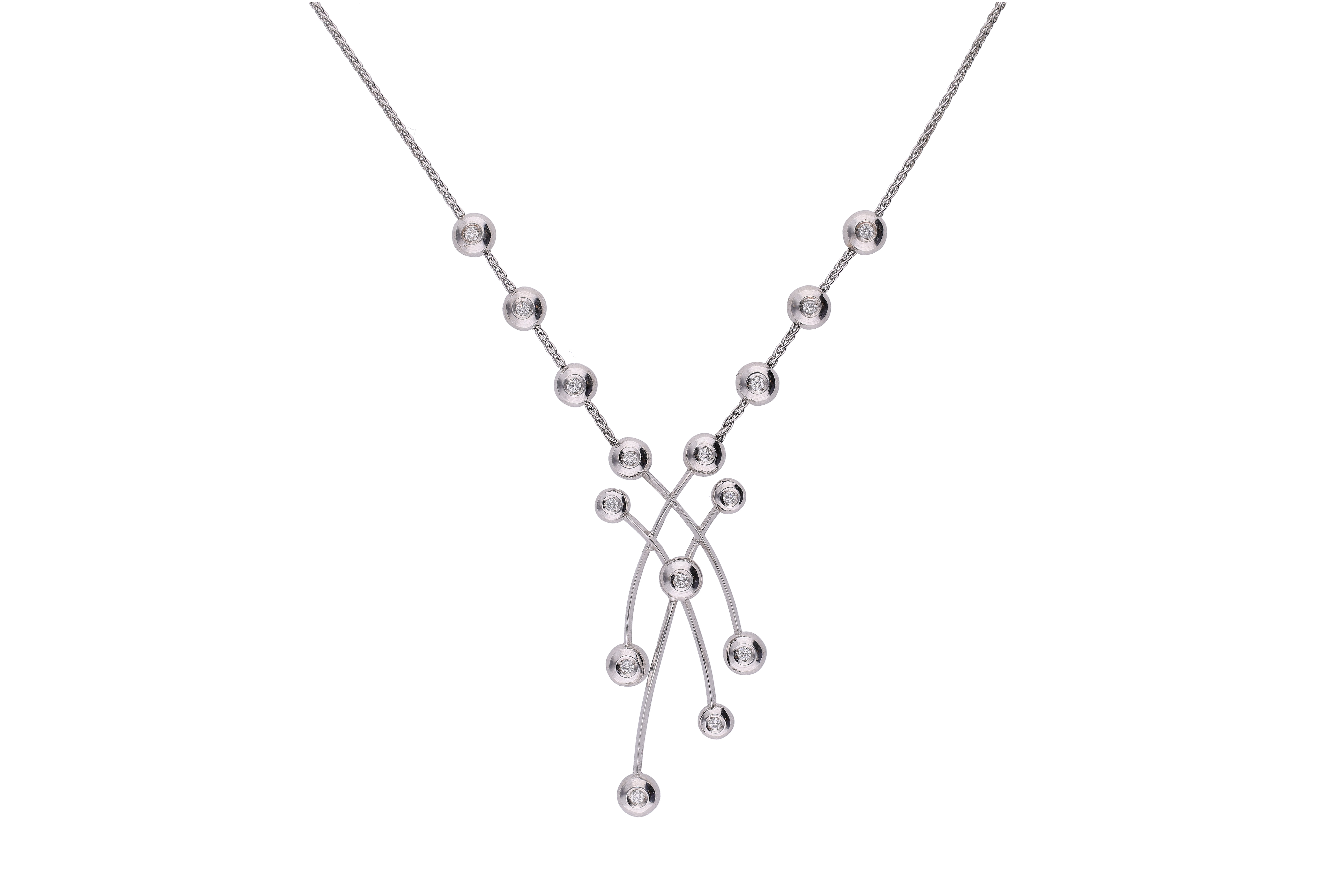 Collier con diamanti - Asta Preziosi