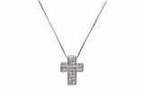 Collana con pendente a forma di croce con diamanti - Asta Preziosi Collana con pendente a forma di croce con diamanti - Asta Preziosi