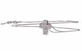 Collana con pendente a forma di croce con diamanti - Asta Preziosi Collana con pendente a forma di croce con diamanti - Asta Preziosi