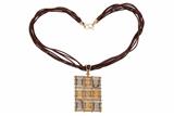 Collana di stoffa a più fili con pendente - Asta Preziosi Collana di stoffa a più fili con pendente - Asta Preziosi