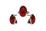 Demi parure anello e orecchini con bottoni di corallo - Asta Preziosi Demi parure anello e orecchini con bottoni di corallo - Asta Preziosi