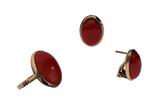 Demi parure anello e orecchini con bottoni di corallo - Asta Preziosi Demi parure anello e orecchini con bottoni di corallo - Asta Preziosi