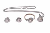 Lotto composto da anello, paio di orecchini e collier con diamanti e perle - Asta Preziosi Lotto composto da anello, paio di orecchini e collier con diamanti e perle - Asta Preziosi