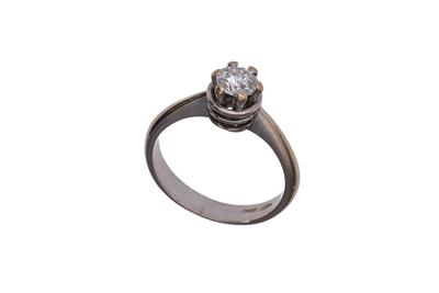 Anello con diamante - Asta Preziosi