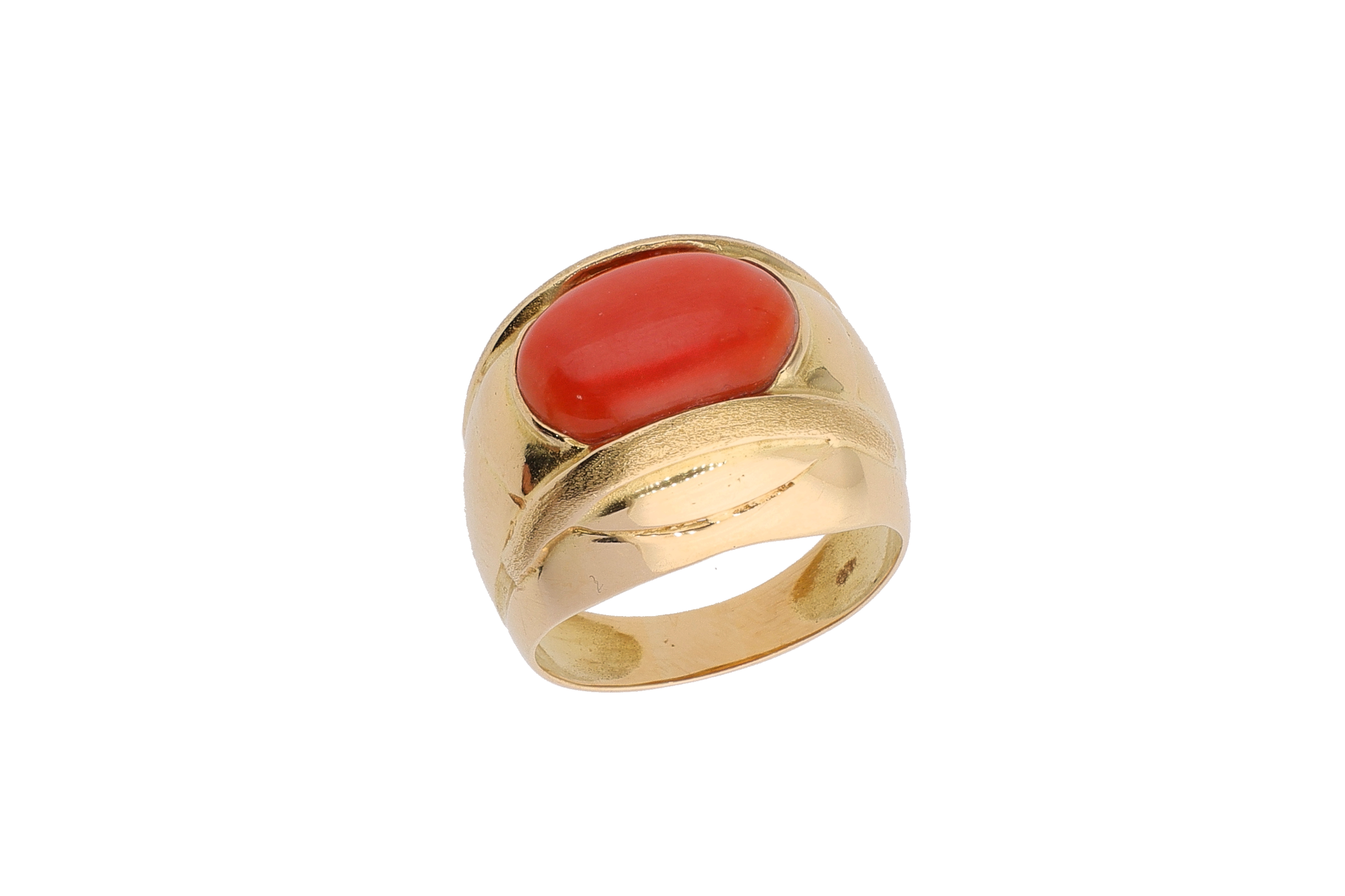 Anello con corallo - Asta Preziosi