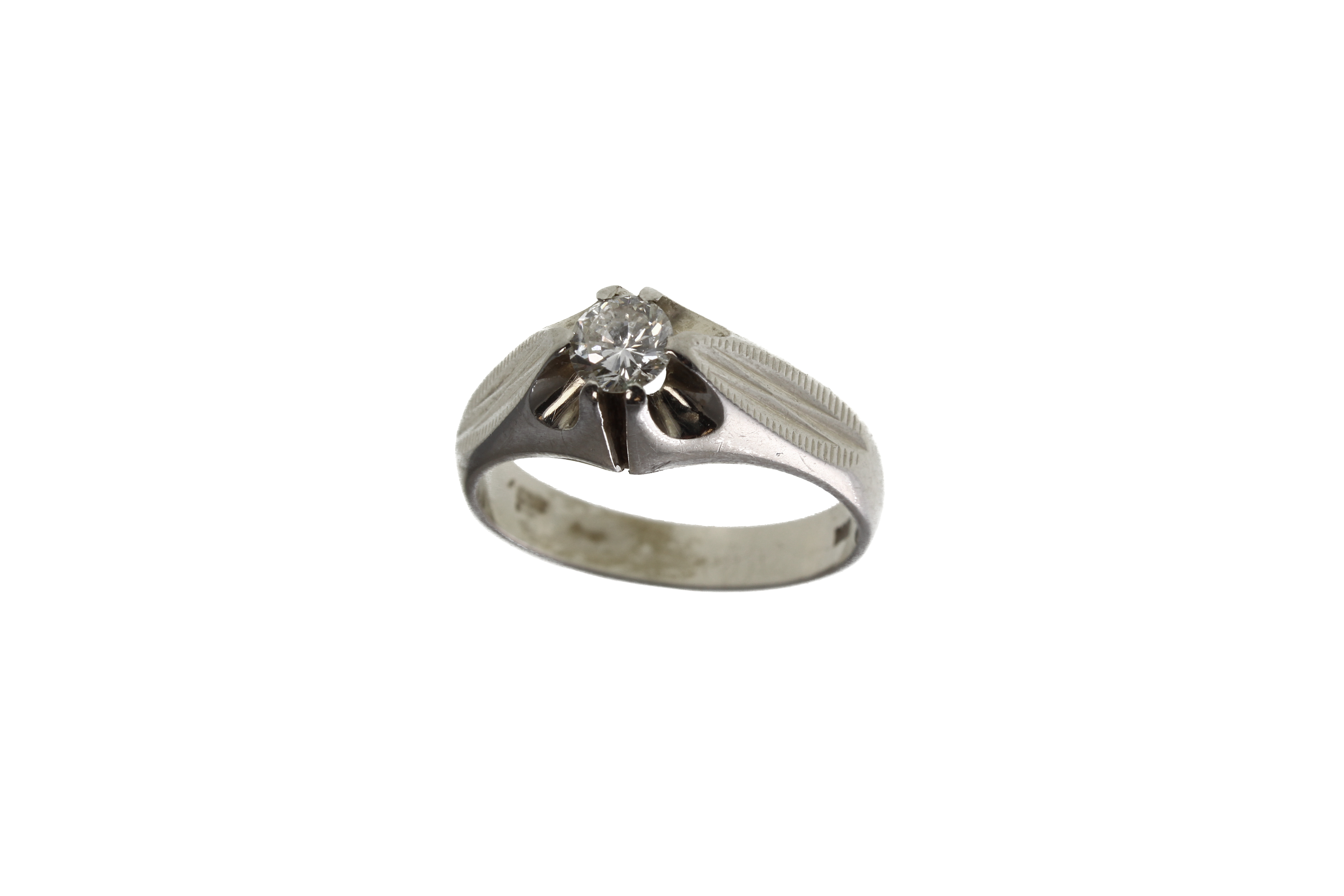 Anello con diamante - Asta Preziosi