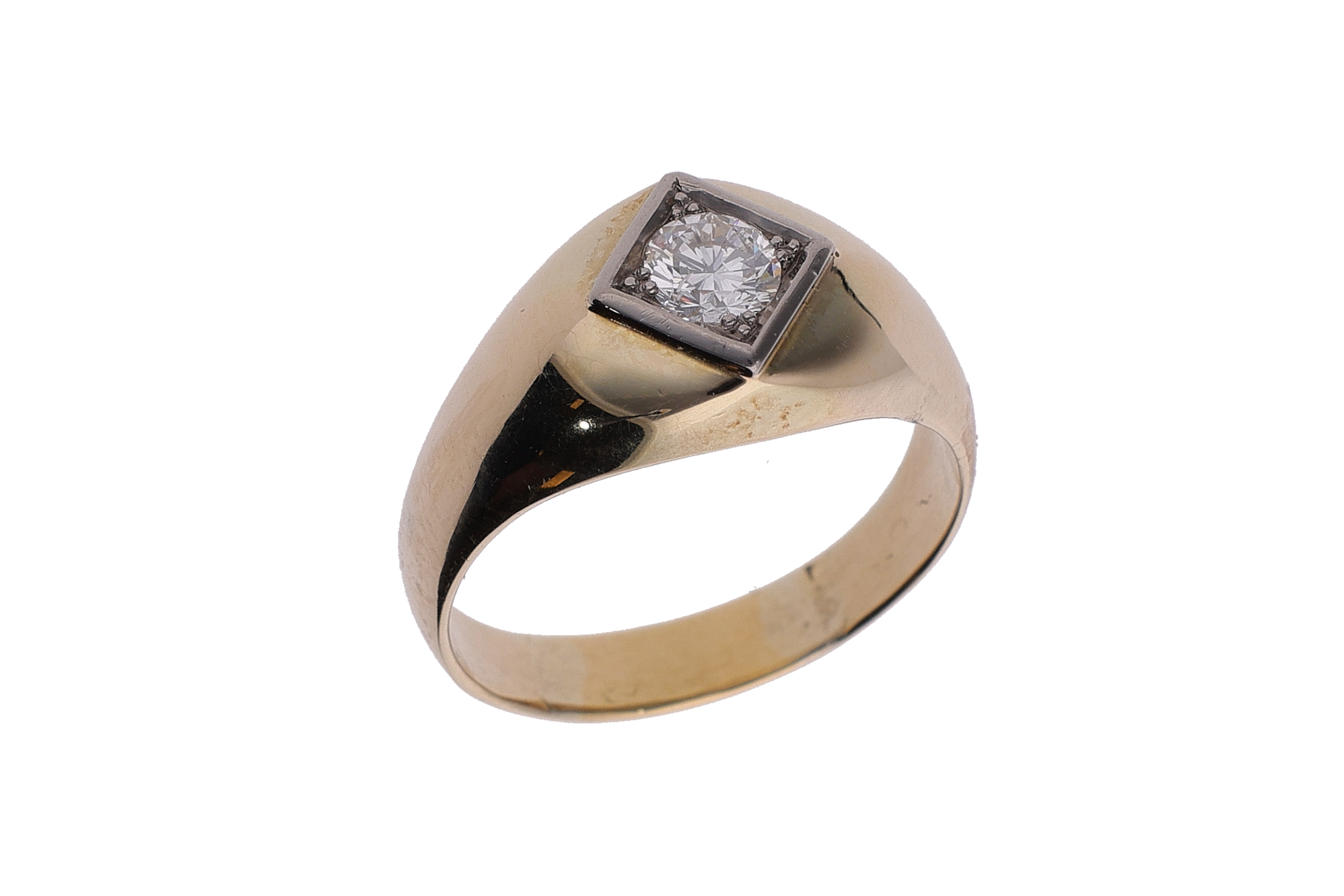 Anello con diamante - Asta Preziosi