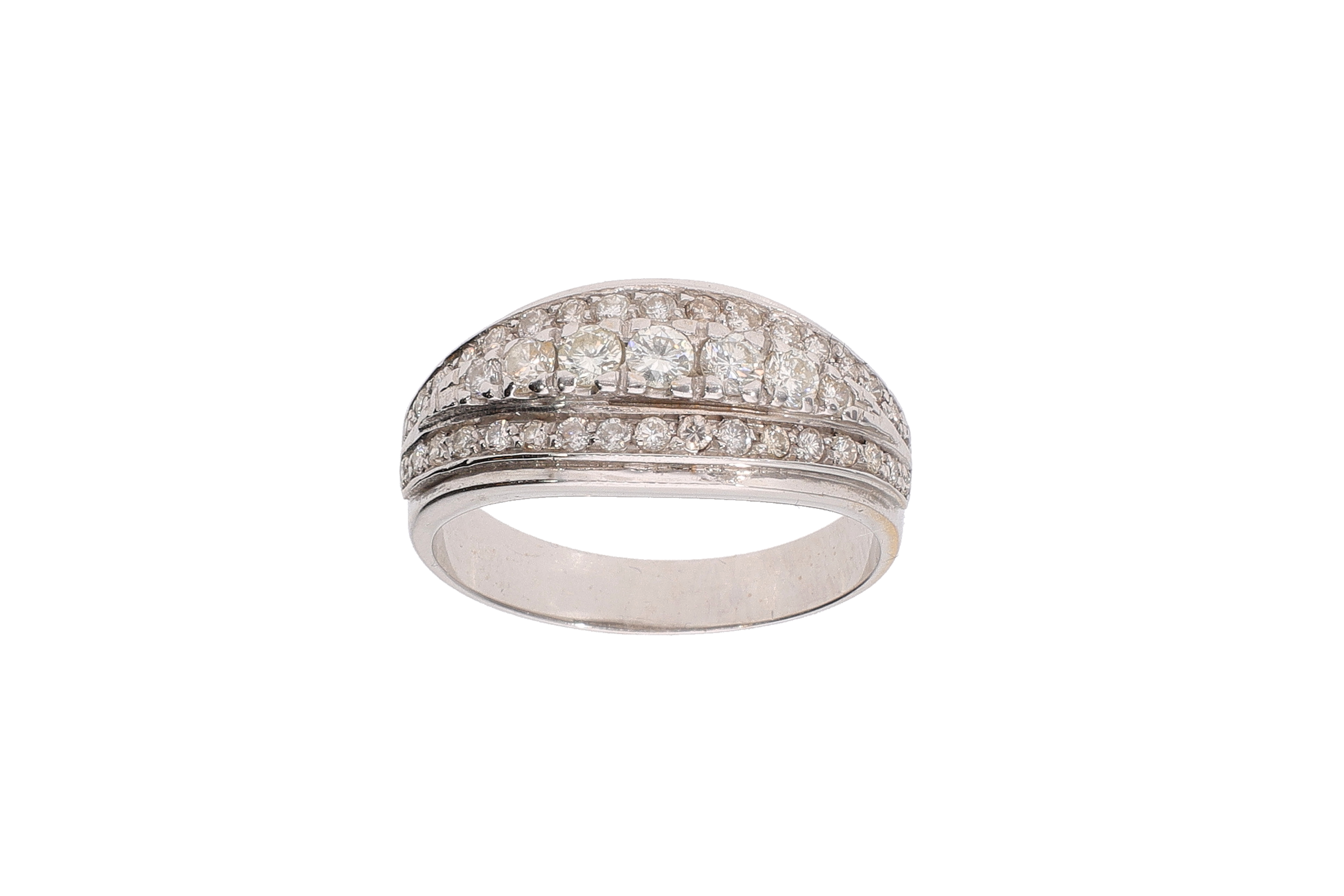 Anello con diamanti - Asta Preziosi