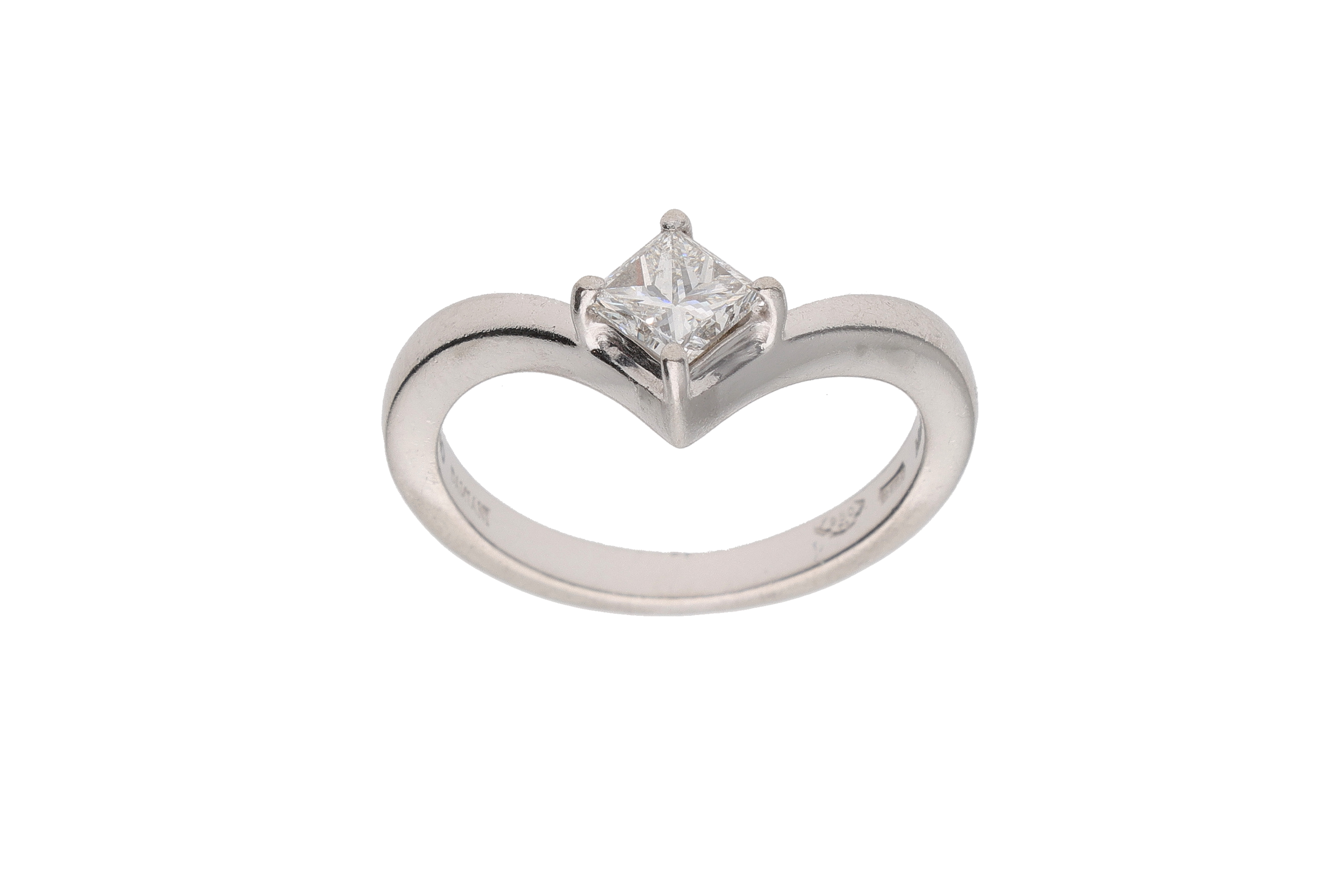 Damiani, anello con diamante - Asta Preziosi