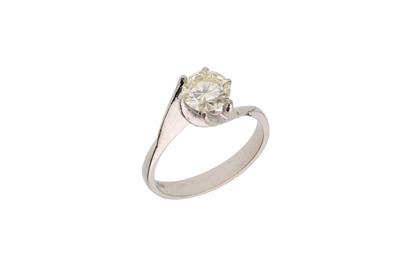 Anello solitario con diamante - Asta Preziosi Anello solitario con diamante - Asta Preziosi
