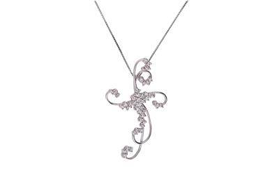 Collana e pendente con diamanti - Asta Preziosi Collana e pendente con diamanti - Asta Preziosi