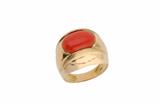 Anello con corallo - Asta Preziosi