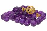 Collana con sfere sfaccettate di ametista - Asta Preziosi Collana con sfere sfaccettate di ametista - Asta Preziosi