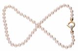 Filo di perle coltivate con chiusura con diamanti - Asta Preziosi Filo di perle coltivate con chiusura con diamanti - Asta Preziosi