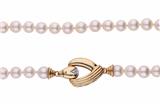 Filo di perle coltivate con chiusura con diamanti - Asta Preziosi Filo di perle coltivate con chiusura con diamanti - Asta Preziosi