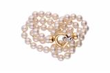 Filo di perle coltivate con chiusura con diamanti - Asta Preziosi Filo di perle coltivate con chiusura con diamanti - Asta Preziosi