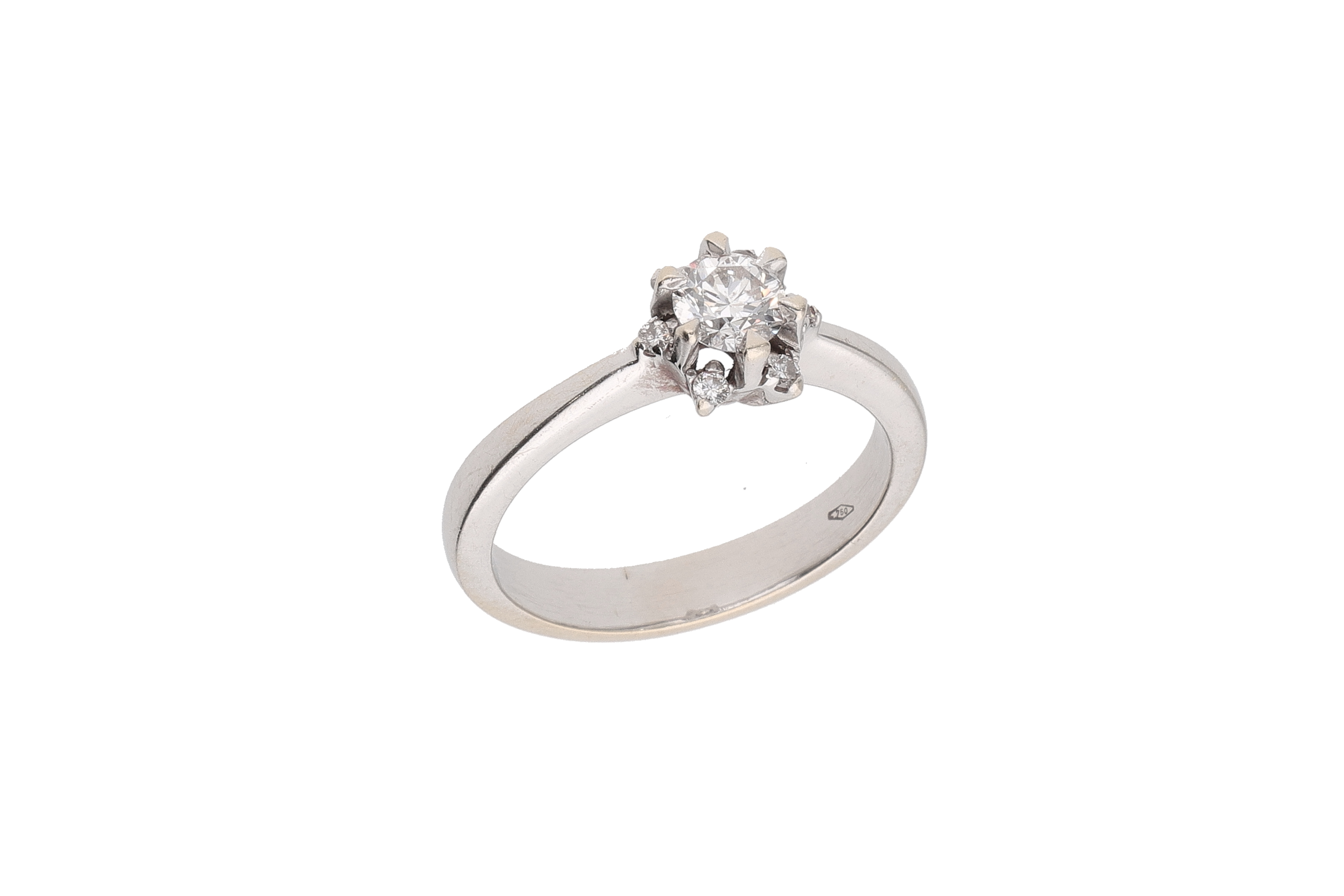 Anello con diamanti - Asta Preziosi