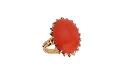 Anello con corallo - Asta Preziosi
