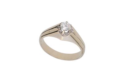 Anello con diamante - Asta Preziosi
