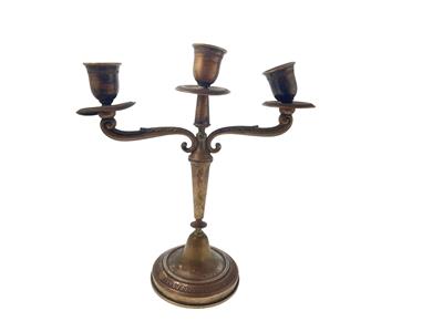 Candelabro a tre fiamme - Asta Preziosi