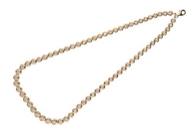 Collana con pietre incolore - Asta Preziosi