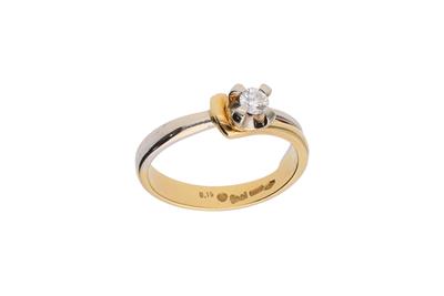 Damiani, anello con diamante - Asta Preziosi