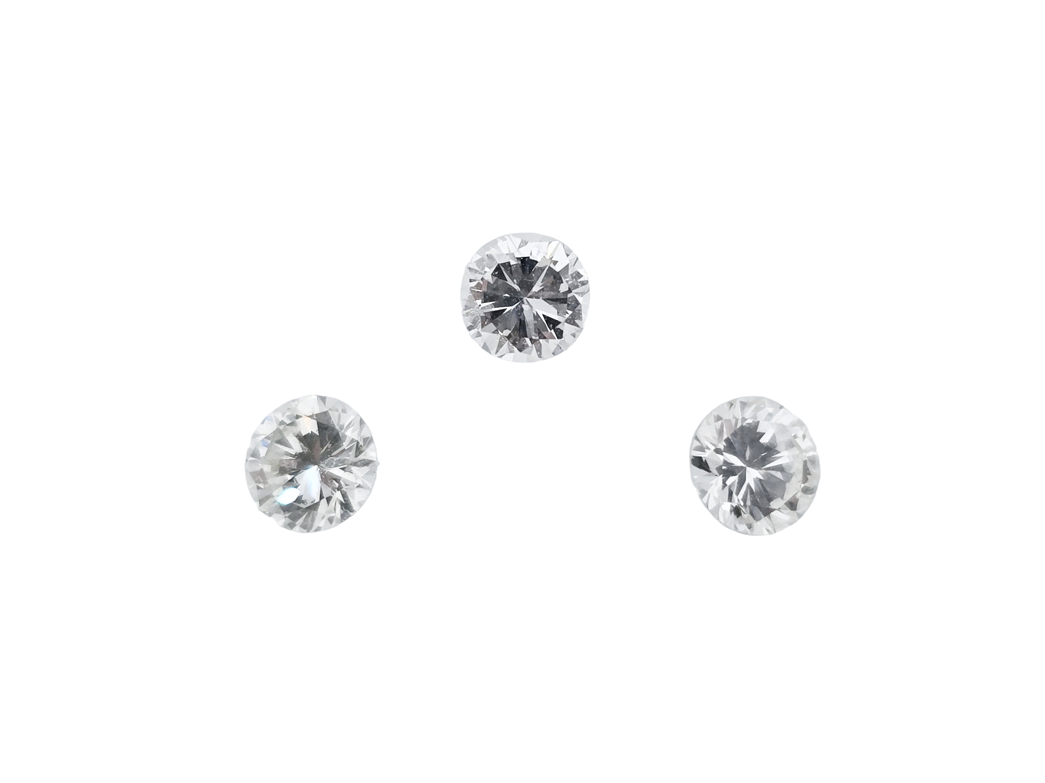 3 Diamanti taglio brillante - Asta Preziosi