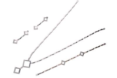Parure con pietre incolore - Asta Preziosi Parure con pietre incolore - Asta Preziosi