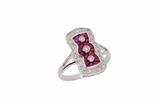 Anello con diamanti e rubini - Asta Preziosi Anello con diamanti e rubini - Asta Preziosi
