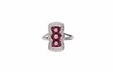 Anello con diamanti e rubini - Asta Preziosi Anello con diamanti e rubini - Asta Preziosi