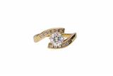 Anello con diamanti - 