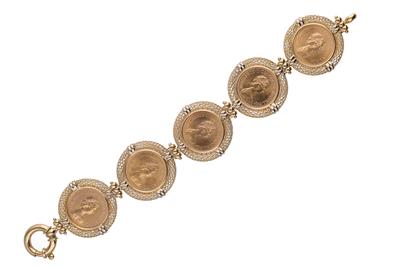 Bracciale con sterline - Asta Speciale - Oro da investimento Bracciale con sterline - Asta Speciale - Oro da investimento