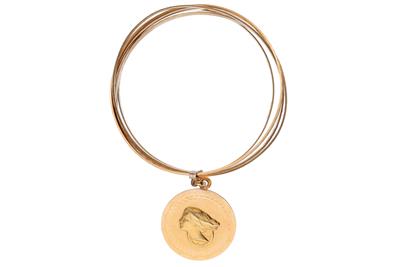 Bracciale rigido composto da 5 fili e pendente - Asta Speciale - Oro da investimento Bracciale rigido composto da 5 fili e pendente - Asta Speciale - Oro da investimento