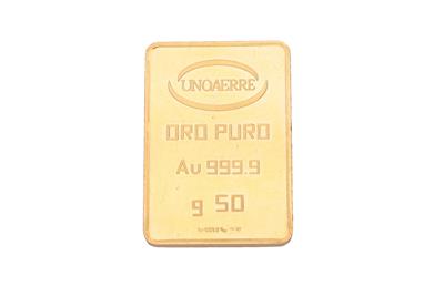 Unoaerre, lingotto - Asta Speciale - Oro da investimento