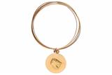 Bracciale rigido composto da 5 fili e pendente - Asta Speciale - Oro da investimento Bracciale rigido composto da 5 fili e pendente - Asta Speciale - Oro da investimento