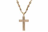 Collana a maglia marinara con croce - Asta Speciale - Oro da investimento Collana a maglia marinara con croce - Asta Speciale - Oro da investimento