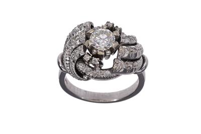 Anello con diamanti - Gioielli Vintage