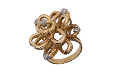 Anello con diamanti - Gioielli Vintage