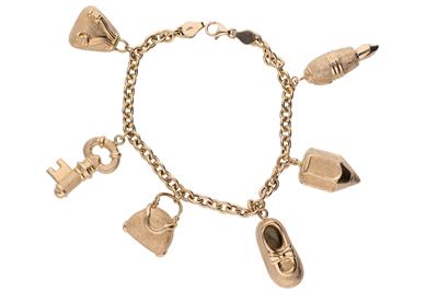 Bracciale con sei pendenti - Gioielli Vintage