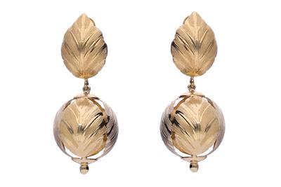 Paio di orecchini in oro - Gioielli Vintage