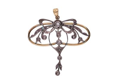 Pendente con diamanti - Gioielli Vintage