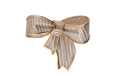 Spilla raffigurante fiocco - Gioielli Vintage