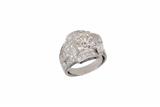 Anello anni '40 con diamanti - Gioielli Vintage