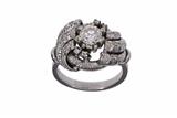 Anello con diamanti - Gioielli Vintage