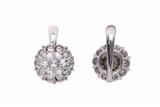 Paio di orecchini con diamanti - Gioielli Vintage