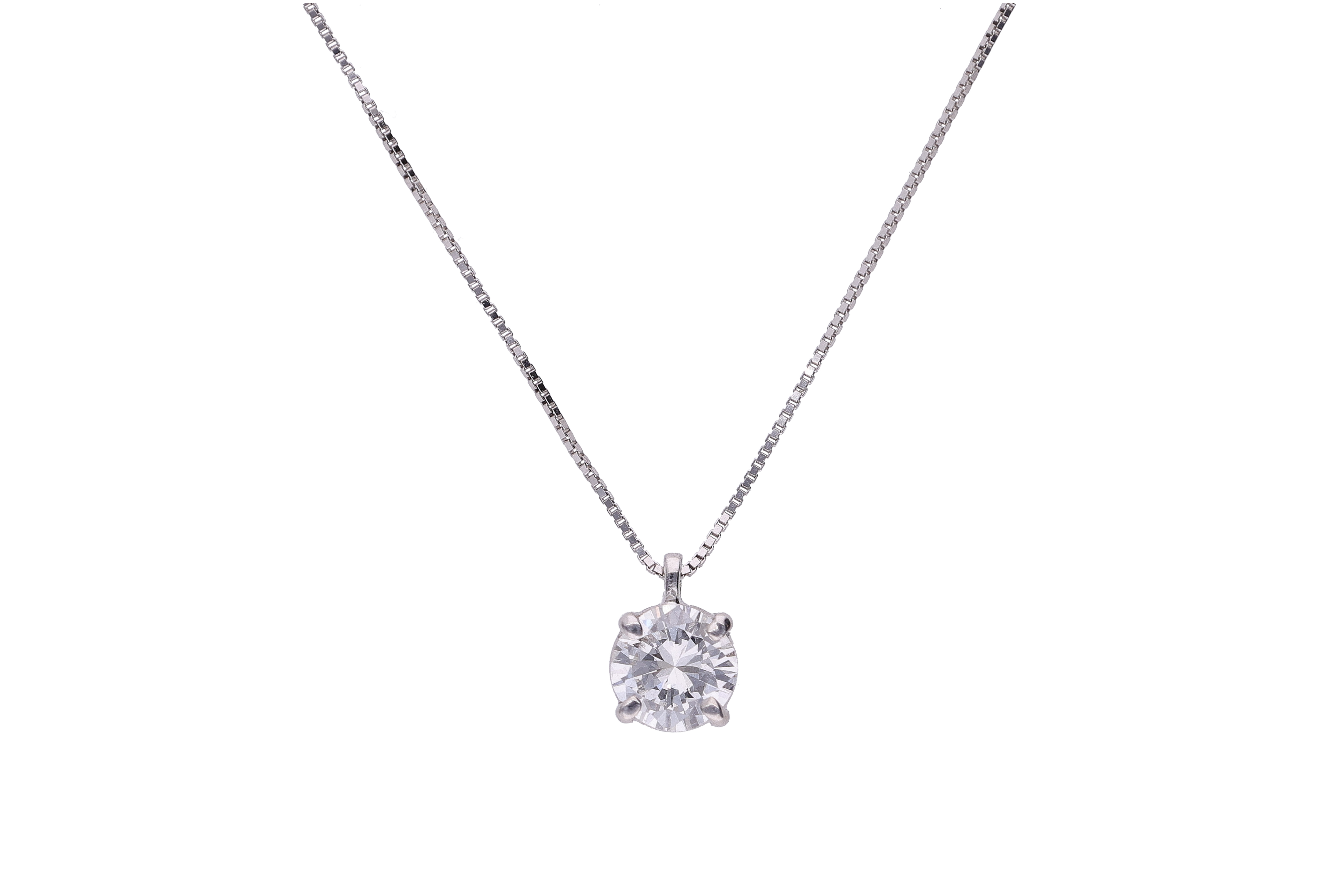 Collier punto luce con diamante - Speciale di Natale
