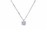 Collier punto luce con diamante - Speciale di Natale
